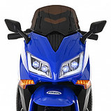 PITUSO Электромотоцикл 9188, 6V/4,5Ah*2, возд.колеса, 101*35*51см, Blue / Синий, фото 5