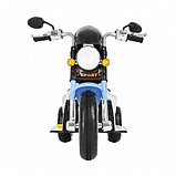 PITUSO Электромотоцикл X-818, 6V/4Ah*1,15W*1,колеса пластик,свет,муз.,59*34*31 см,Синий/Blue, фото 2