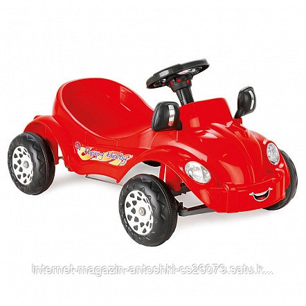 PILSAN Педальная машина Happy Herby Red/Красный,85*56*45.5 cm (3-5лет)