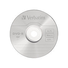 Диск DVD-R Verbatim (43522) 4.7GB 25штук Незаписанный 2-004284
