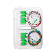 Сплиттер оптоволоконный PLC А-Оптик 1х16 SC/APC 1,5m SM 2-000510