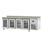 Стол холодильный Ozti 460.01 NMV E3, 4 двери, стеклянные двери