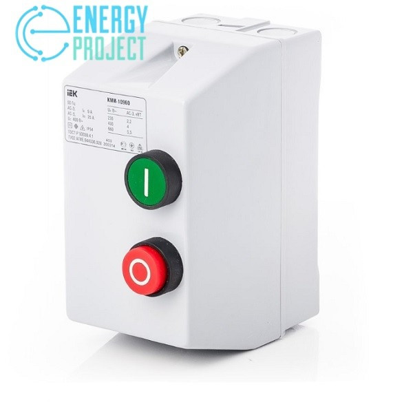 Контактор КМИ-22560 25А 380В IP54 (2вел в корпусе) IEK