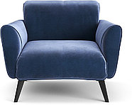 Hoffmann классическое кресло, обивка вельвет Oscar A blue, фото 2