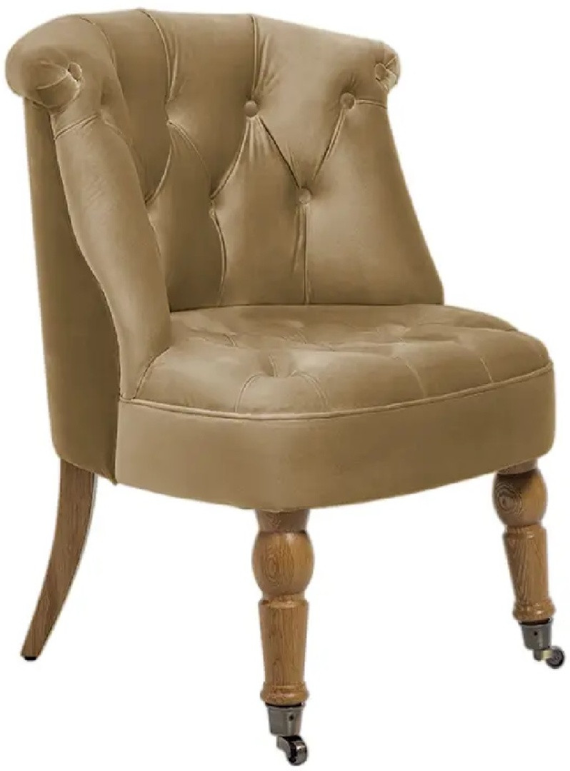 Hoffmann классическое кресло, обивка велюр Visconte Brown