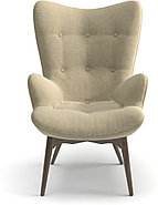 Hoffmann классическое кресло, обивка вельвет Countur beige, фото 2