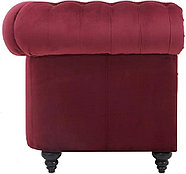 Hoffmann классическое кресло, обивка ткань Chester K red, фото 2
