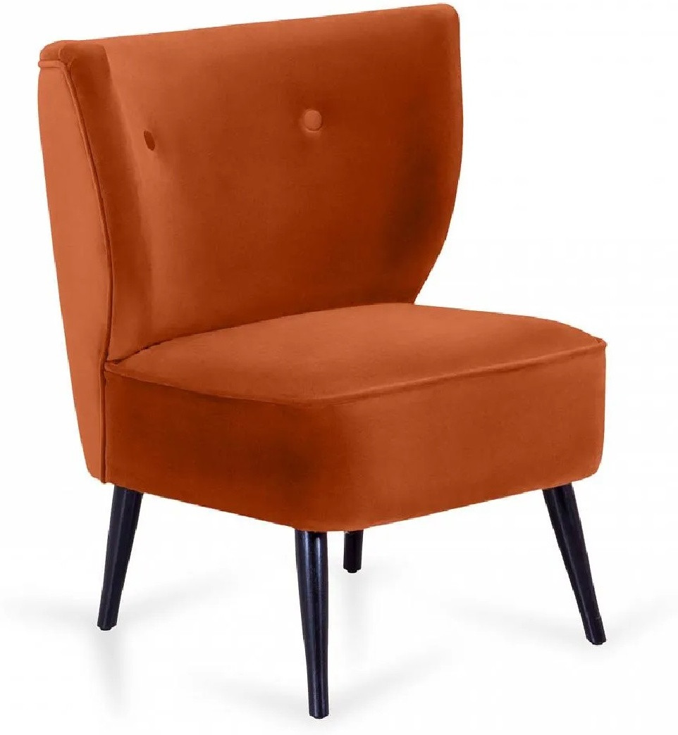Hoffmann классическое кресло, обивка ткань Modica orange