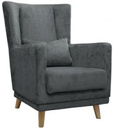 Комфорт-S классическое кресло, обивка велюр Интерьерное Antracite, фото 2
