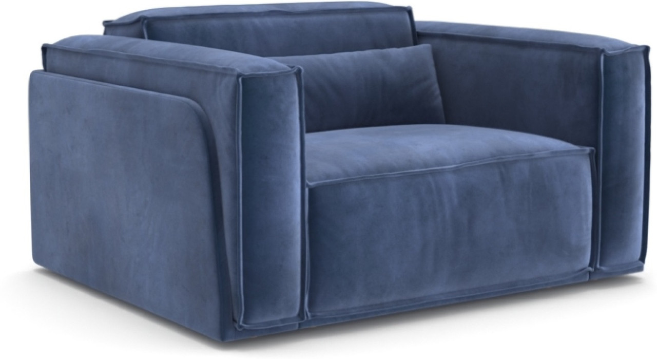 Hoffmann классическое кресло, обивка велюр Vento Light blue136