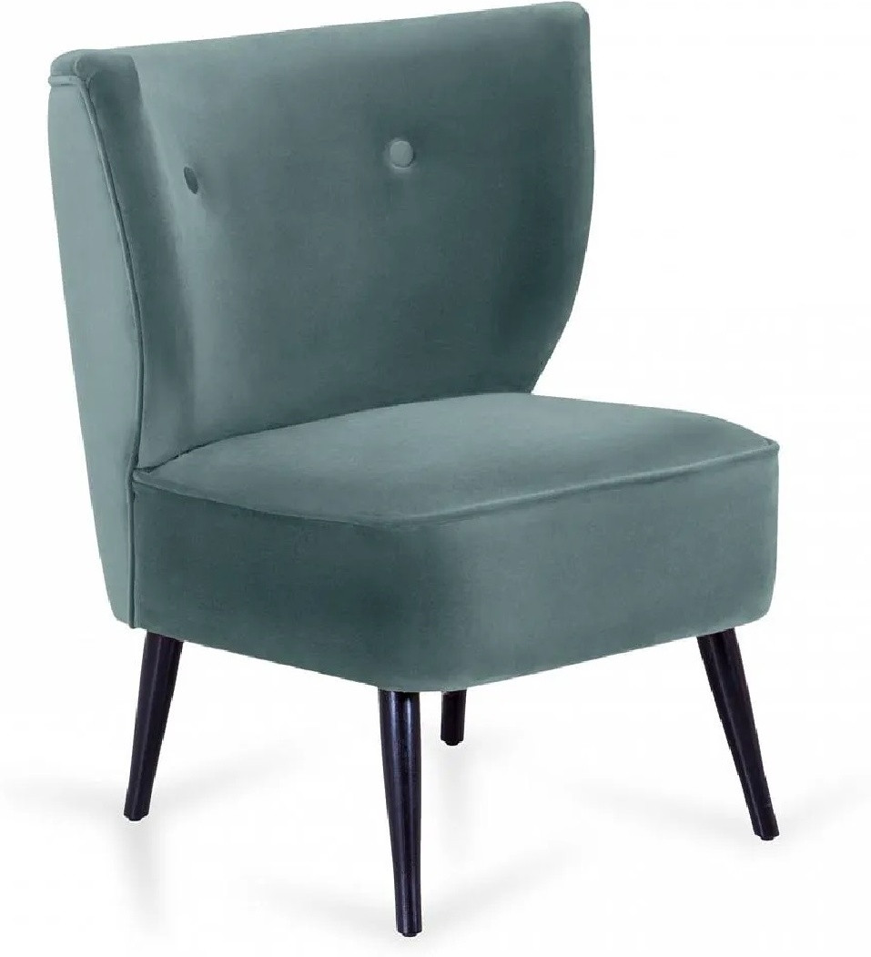Hoffmann классическое кресло, обивка ткань Modica blue 2