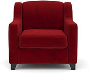 Hoffmann классическое кресло, обивка вельвет Halston Simple, фото 2