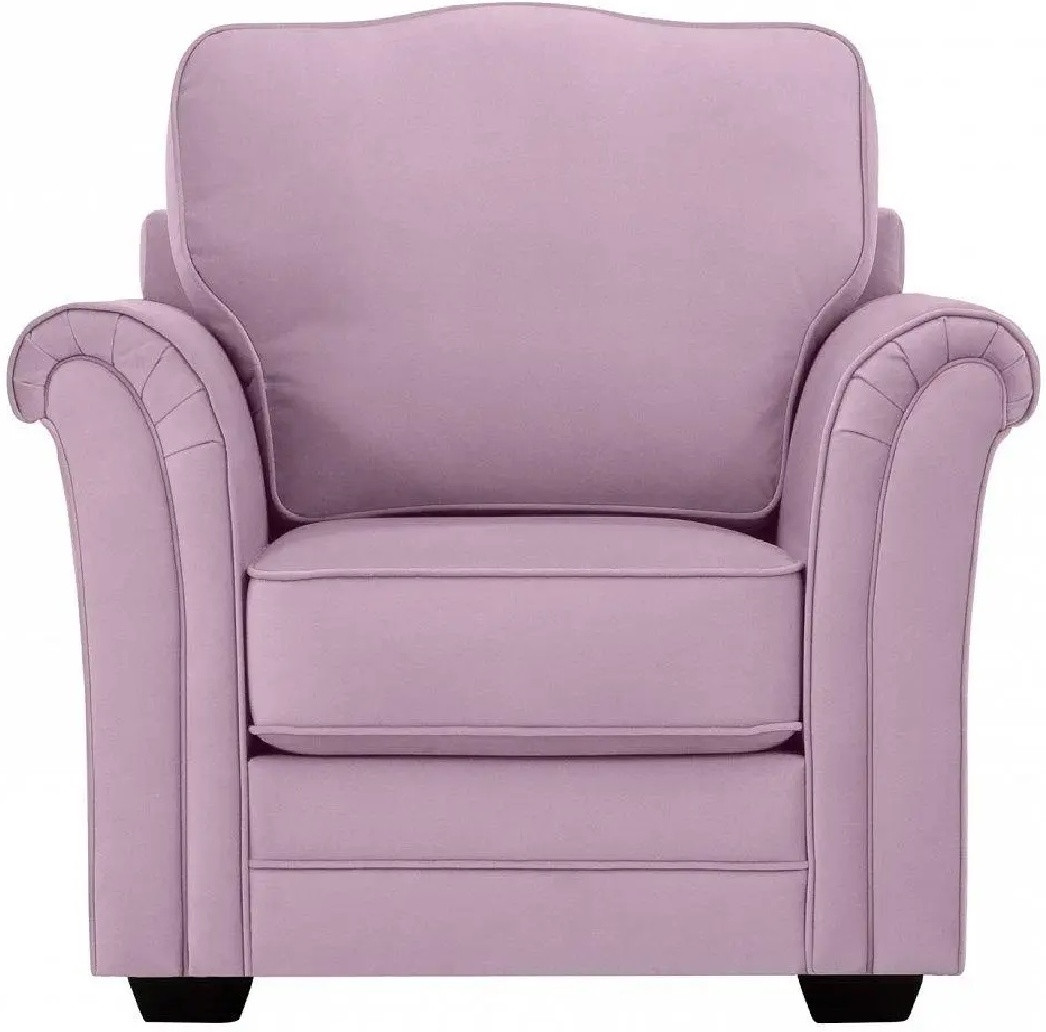 Hoffmann классическое кресло, обивка ткань Sydney Violet2
