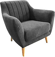 Hoffmann классическое кресло, обивка ткань Off Black, фото 2
