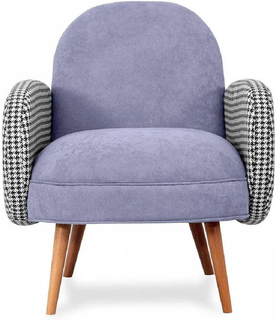 Hoffmann классическое кресло, обивка ткань Bordo A violet 2