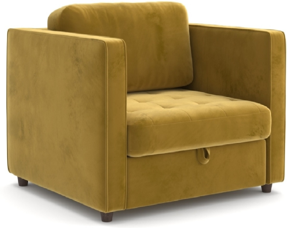 Hoffmann кресло-кровать, обивка велюр Scott wagon yellow