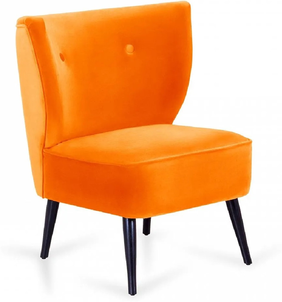 Hoffmann классическое кресло, обивка ткань Modica orange 2