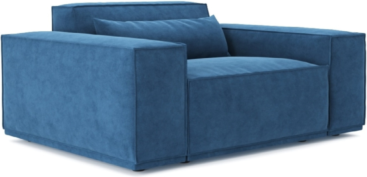 Hoffmann классическое кресло, обивка вельвет Jared blue 138