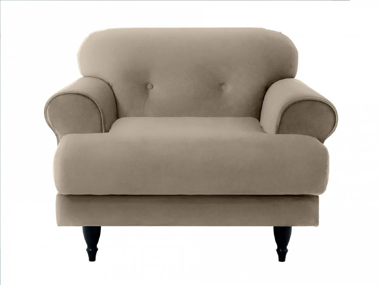 Hoffmann классическое кресло, обивка велюр Italia beige