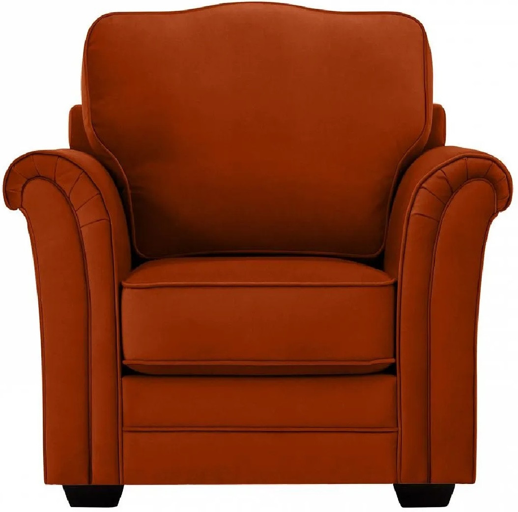 Hoffmann классическое кресло, обивка ткань Sydney Orange