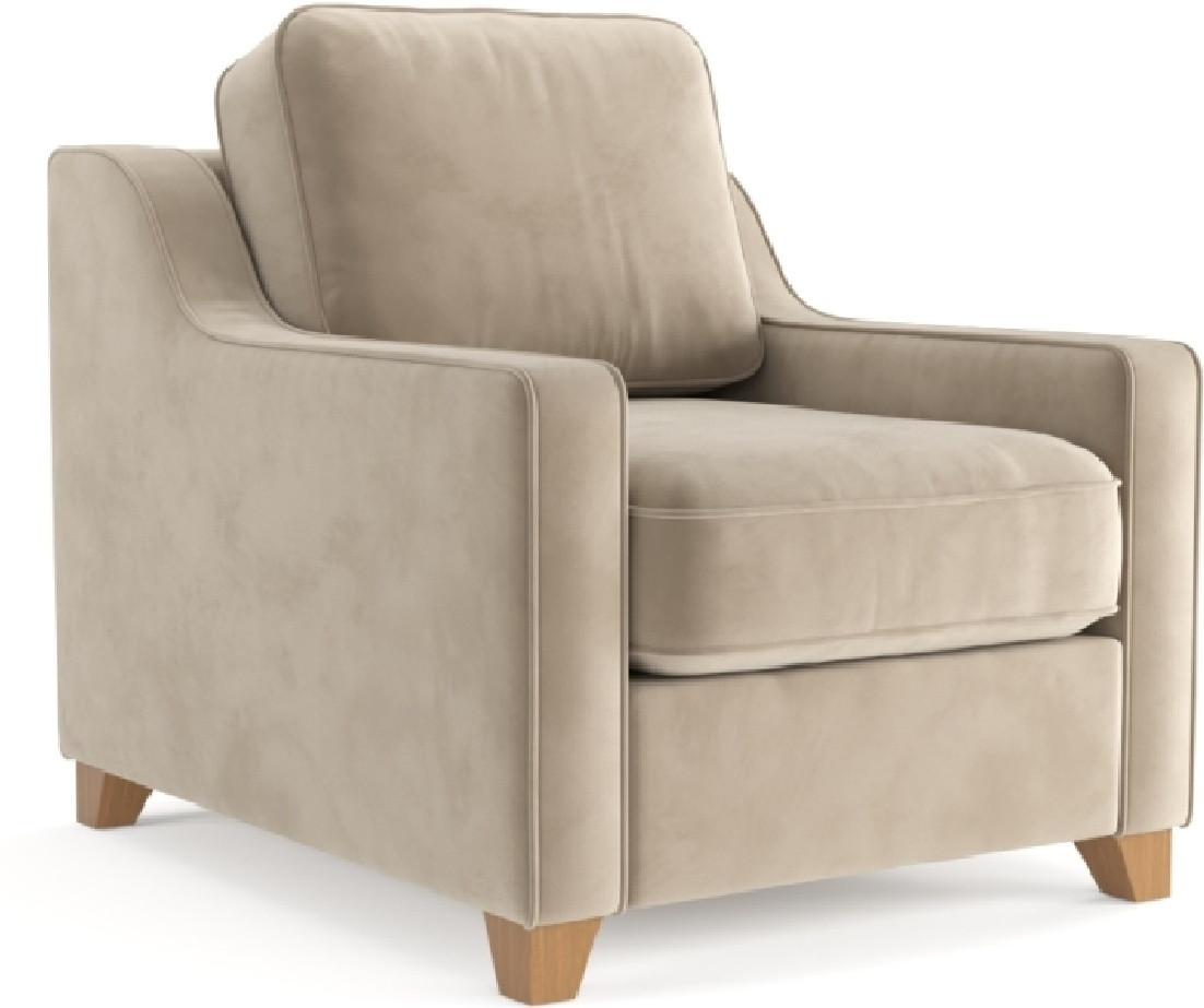 Hoffmann классическое кресло, обивка ткань Halston Lux beige118