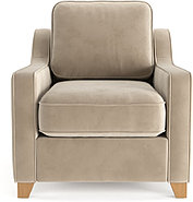 Hoffmann классическое кресло, обивка ткань Halston Lux beige118, фото 2