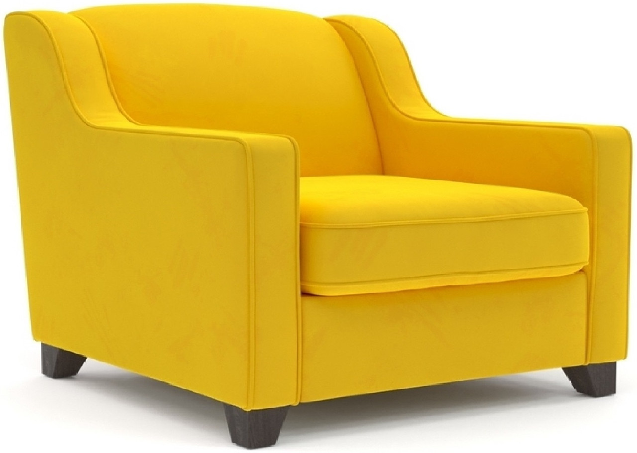 Hoffmann классическое кресло, обивка вельвет Halston Simple yellow118