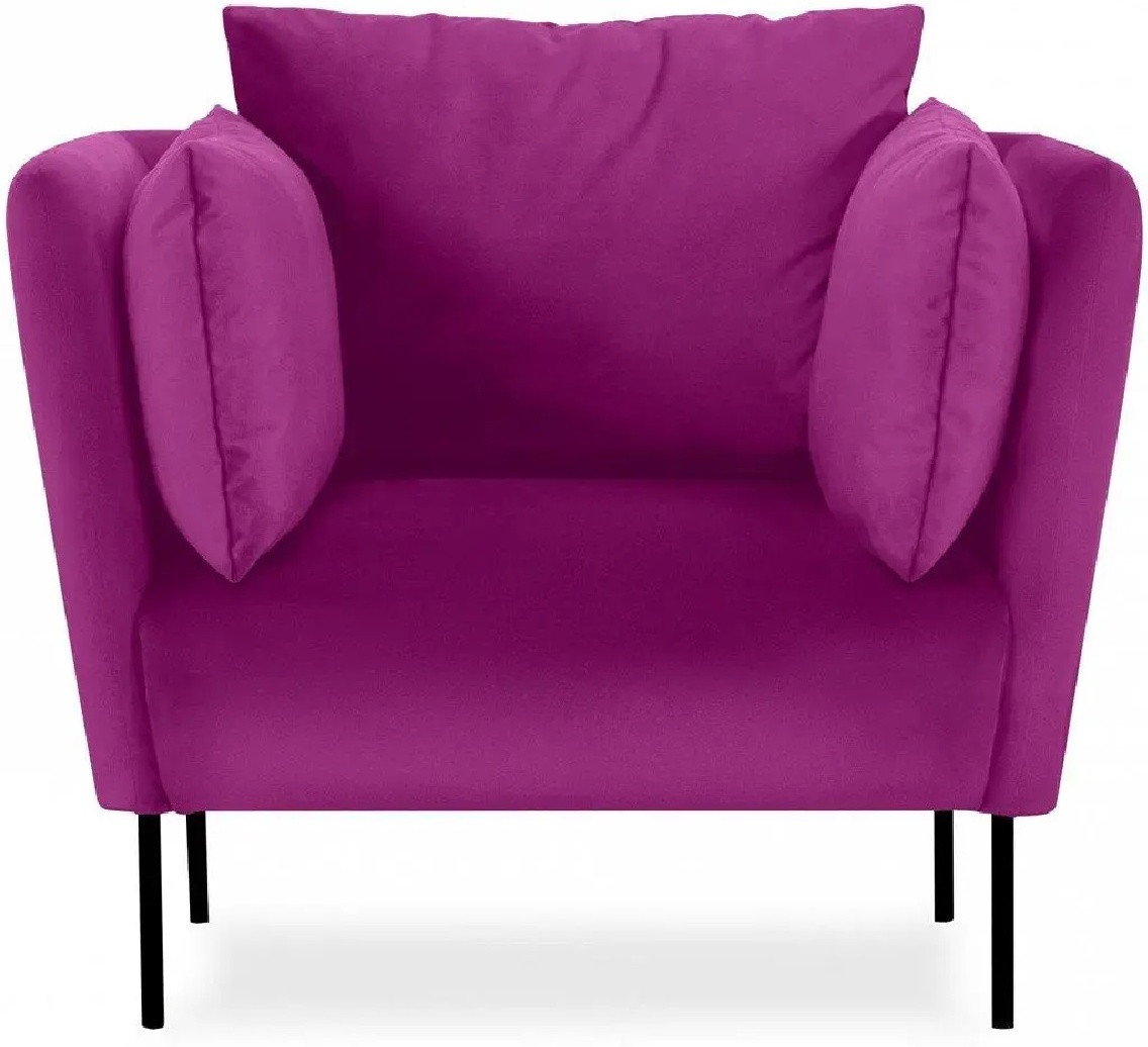 Hoffmann классическое кресло, обивка ткань Copenhagen violet 2