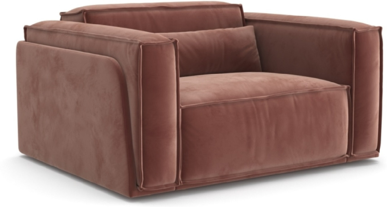 Hoffmann классическое кресло, обивка велюр Vento Light brown136