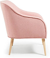 Hoffmann классическое кресло, обивка велюр Lobby Pink2, фото 2