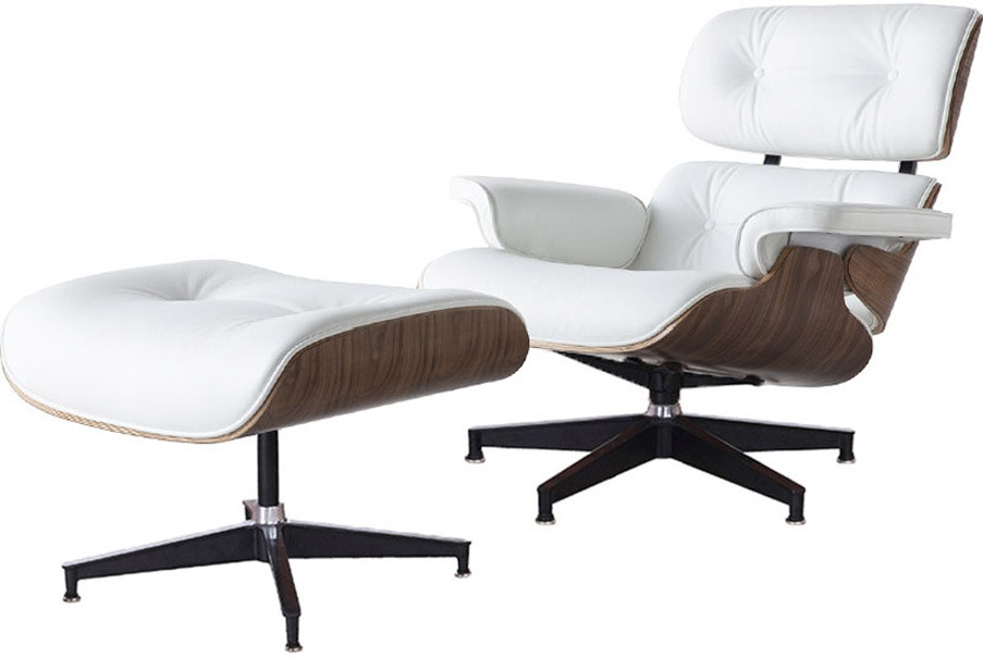 Good Room Eames lounge белый - коричневый