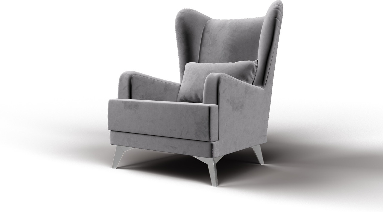 Divan24.kz классическое кресло, обивка ткань, велюр Кэтрин
