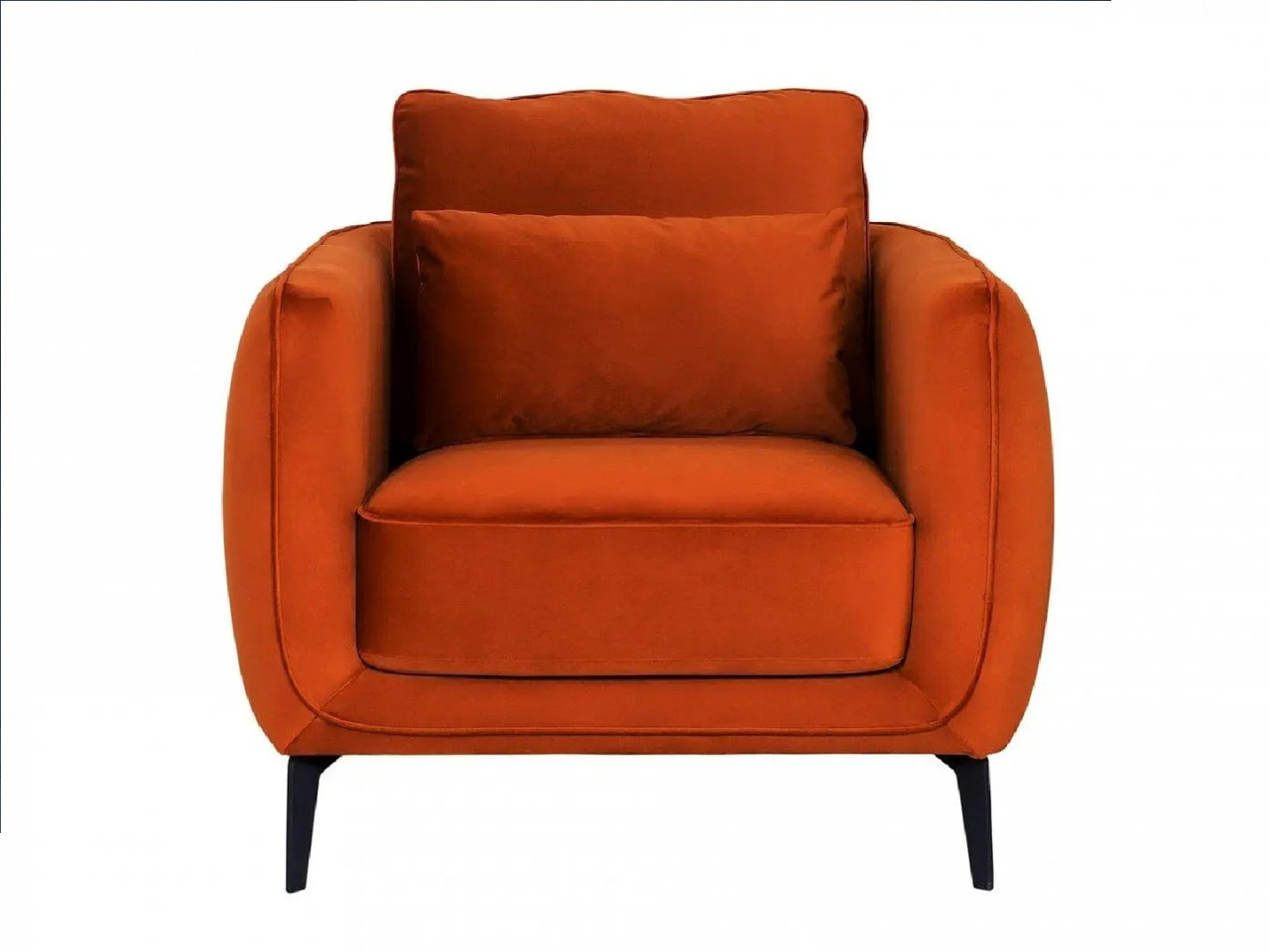 Hoffmann классическое кресло, обивка вельвет Amsterdam orange