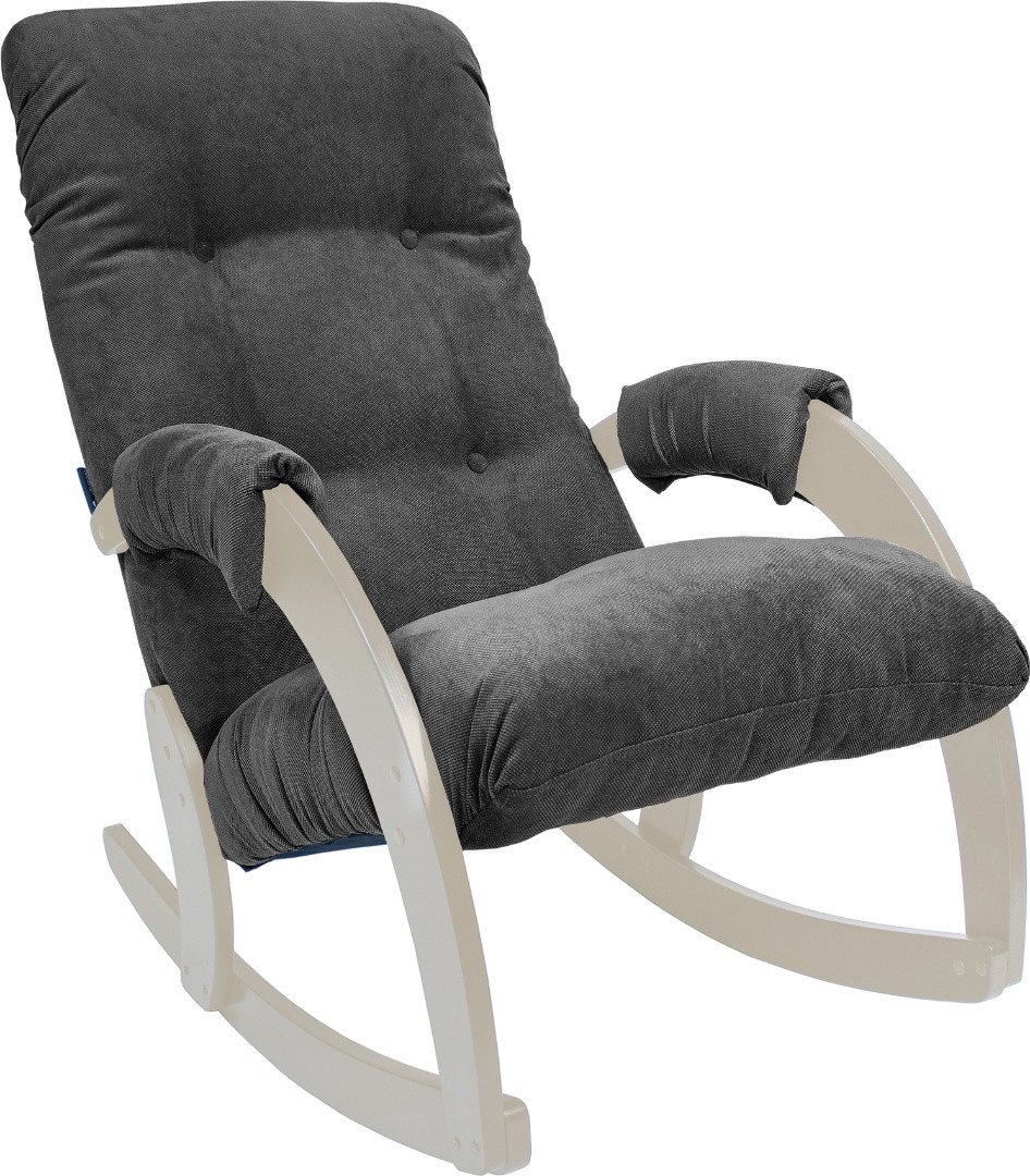 IMPEX кресло-качалка, обивка ткань Модель 67 Verona Antrazite