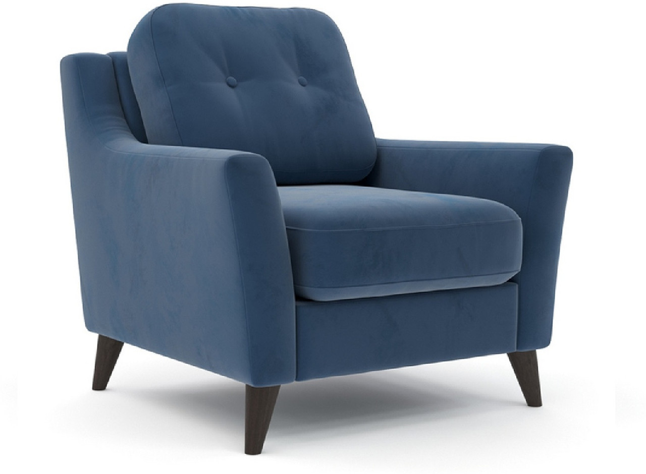 Hoffmann классическое кресло, обивка ткань Raf C blue
