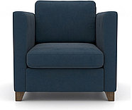 Hoffmann классическое кресло, обивка ткань Bari ST blue, фото 2