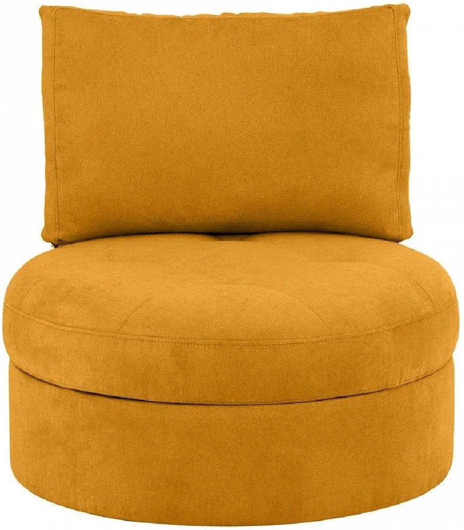 Hoffmann классическое кресло, обивка вельвет Round Yellow