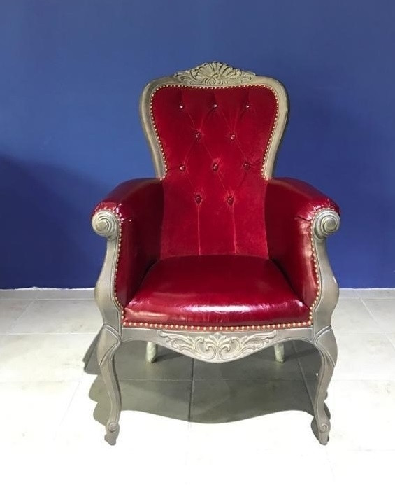 Yang Lion классическое кресло, обивка комбинированная, натуральная кожа, велюр 101282547