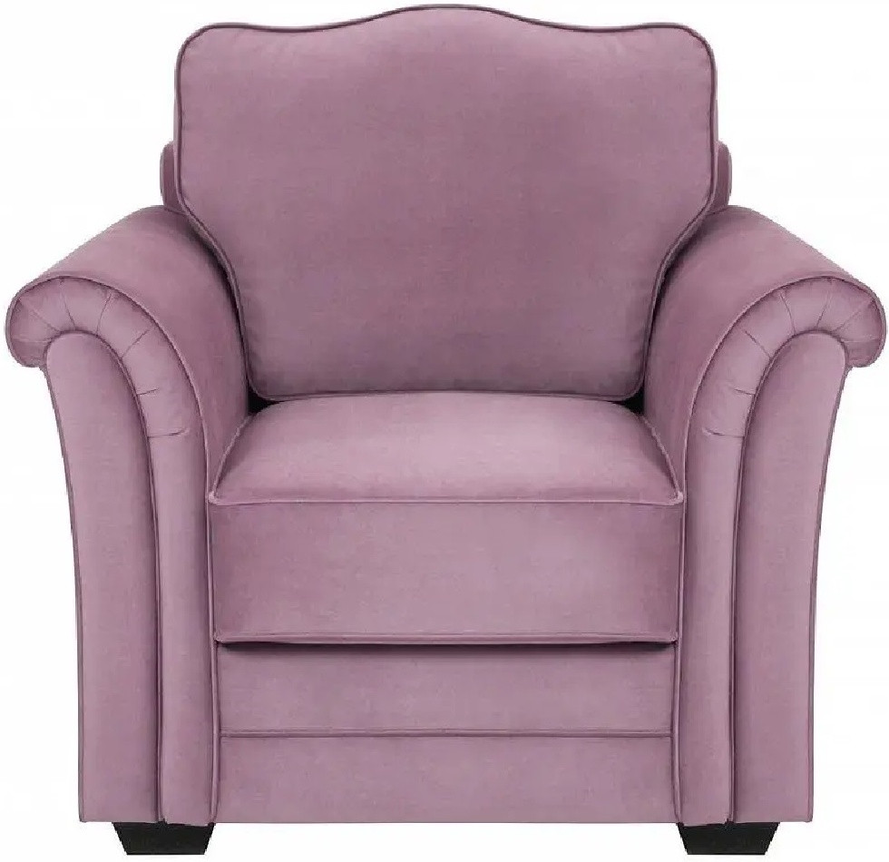 Hoffmann классическое кресло, обивка ткань Sydney Violet