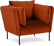 Hoffmann классическое кресло, обивка ткань Copenhagen orange 2, фото 2