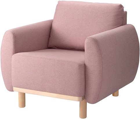IKEA классическое кресло, обивка ткань Груннарп 50495490