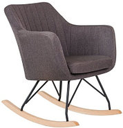 SK Trade кресло-качалка, обивка ткань Olma серая, фото 2