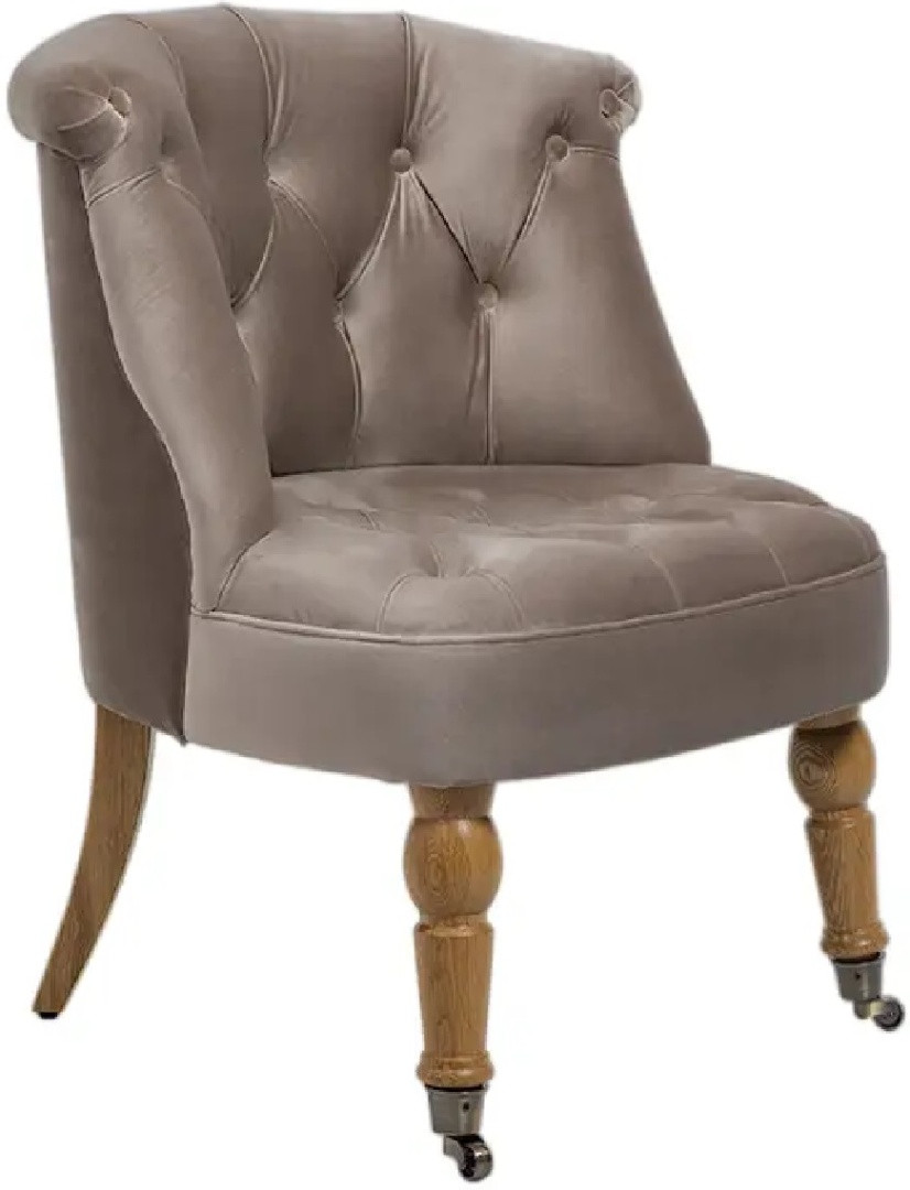 Hoffmann классическое кресло, обивка велюр Visconte Violet