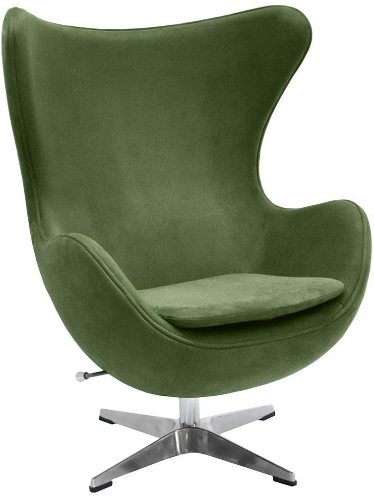 SK Trade классическое кресло, обивка искусственная замша EGG CHAIR