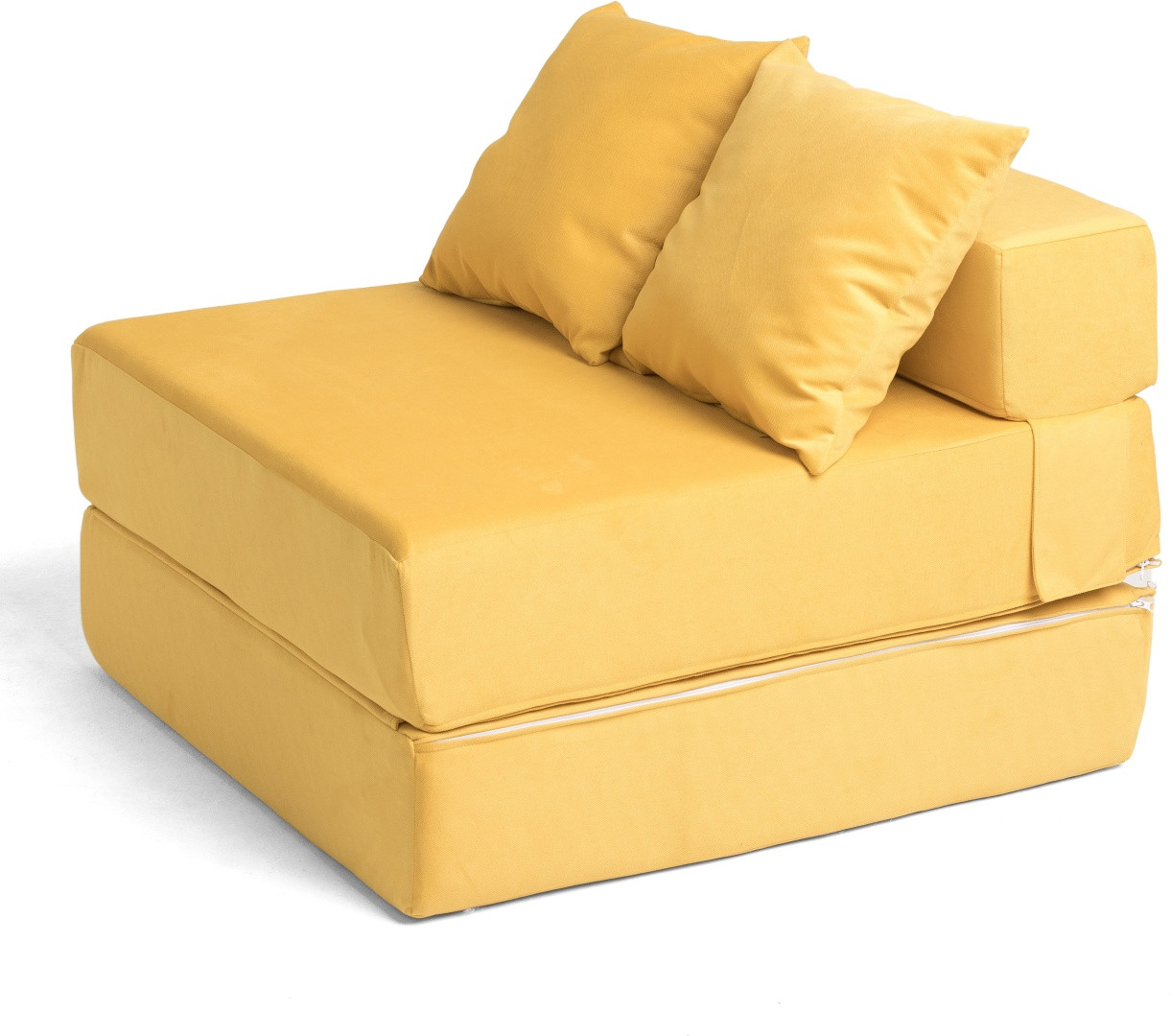 Siesta бескаркасное кресло-кровать обивка ткань XL желтый