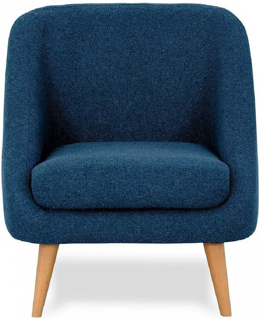 Hoffmann классическое кресло, обивка ткань Corsica Blue