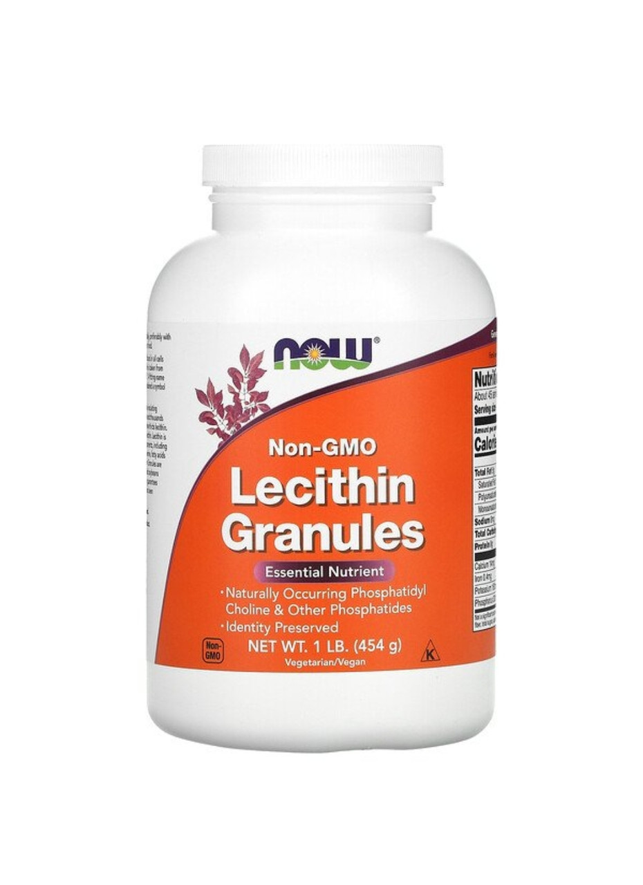 NOW FOODS лецитин в гранулах, без ГМО, 454 г (1 фунт) - фото 1 - id-p96928299