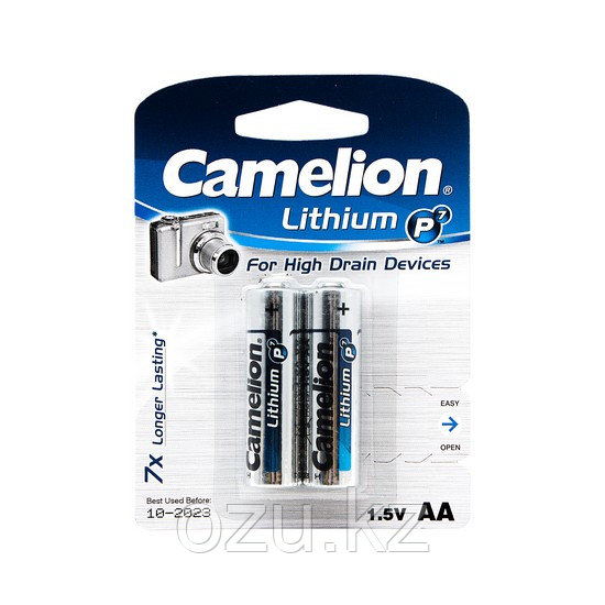 Батарейка CAMELION Lithium P7 FR6-BP2 2 шт. в блистере