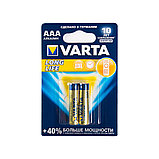 Батарейка VARTA Longlife Micro 1.5V - LR03/ AAA (2 шт), фото 2