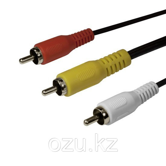 Интерфейсный кабель RCA (тюльпаны аудио-видео-звук) SHIP SH8053-3P Пол. пакет